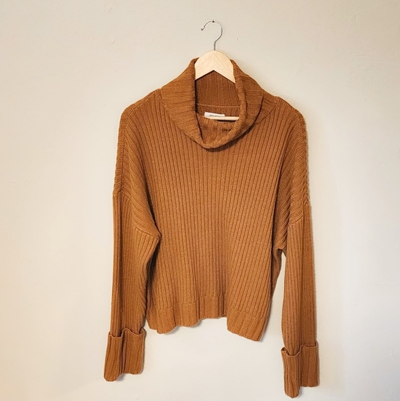 Nine West Burnt Orange Turtleneck Sweater - Picture 1 of 3